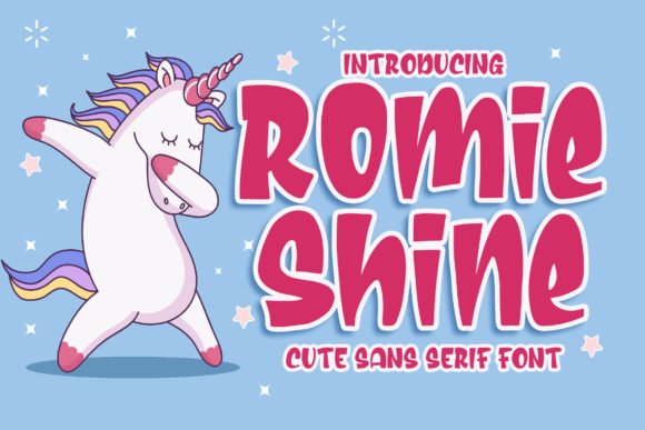 Romie Shine Font - Featured Image