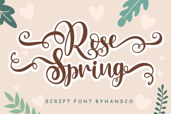 Rose Spring Font - Featured Image
