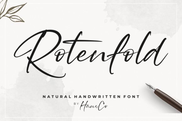 Rotenfold Font - Featured Image