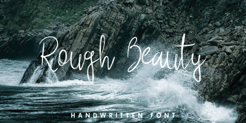 Rough Beauty Font - Featured Image