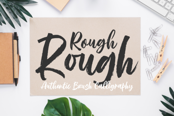 Rough Rough Font - Featured Image