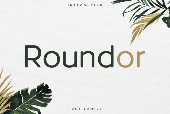 Roundor Font - Featured Image