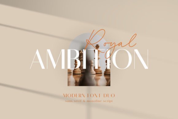Royal Ambition Duo Font - Featured Image