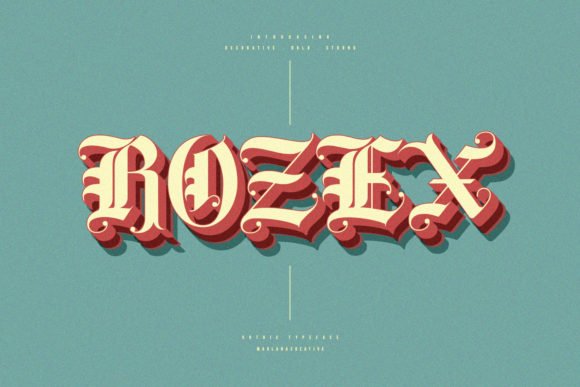 Rozex Font - Featured Image