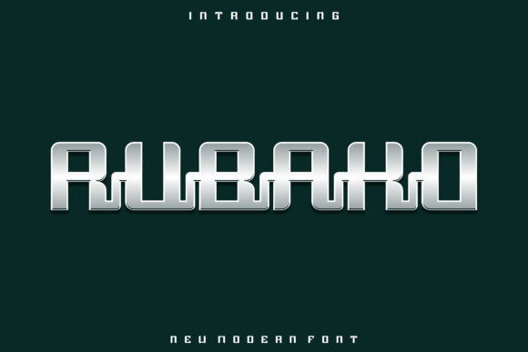 Rubako Font - Featured Image