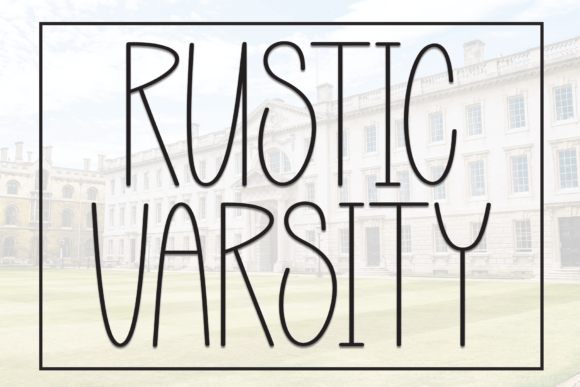 Rustic Varsity Font - Featured Image