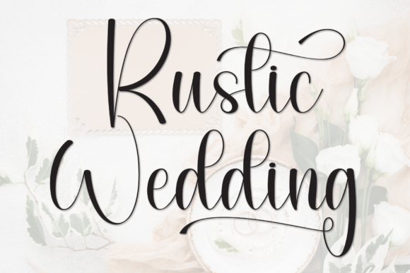 Rustic Wedding Font - Featured Image