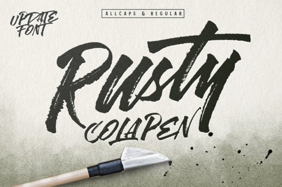 Rusty Cola Pen Font - Featured Image