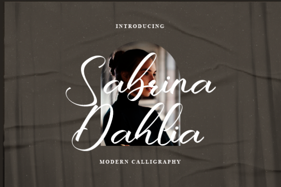 Sabrina Dahlia Font - Featured Image