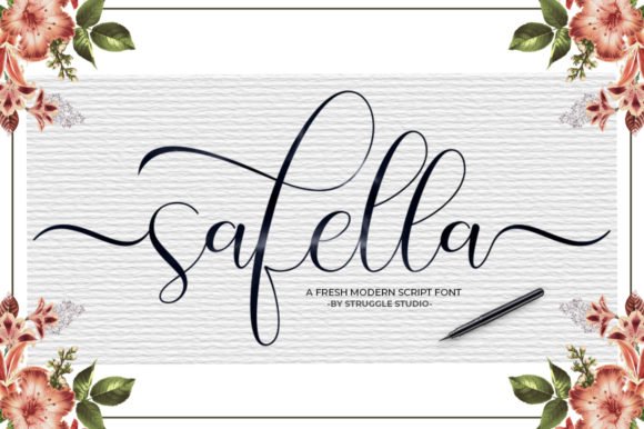 Safella Font - Featured Image