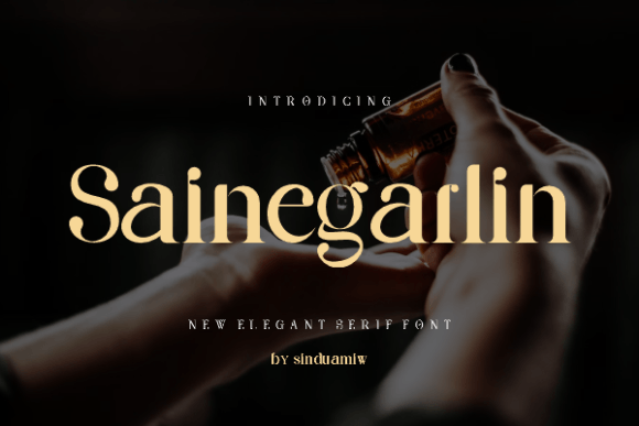 Sainegarline Font - Featured Image