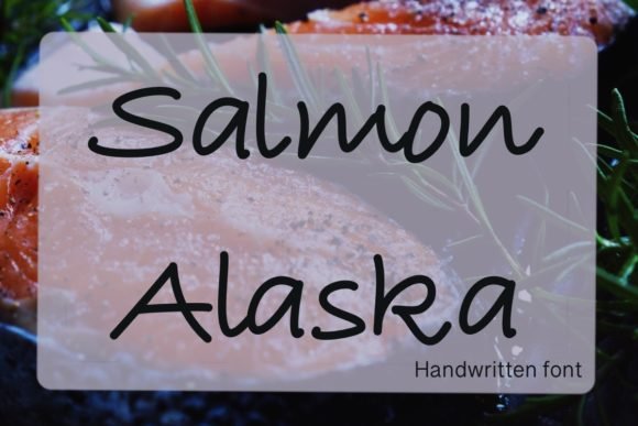 Salmon Alaska Font - Featured Image