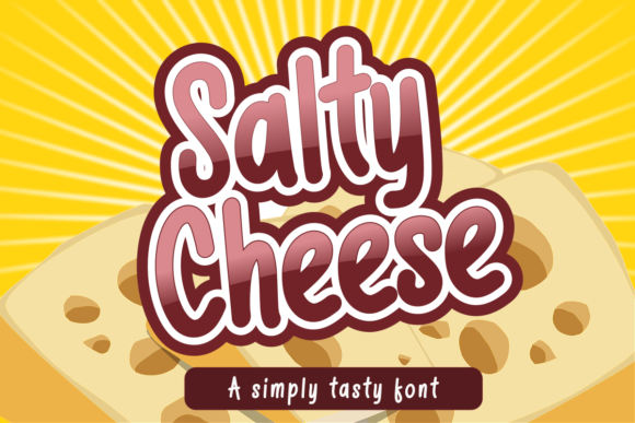 Salty Cheese Font - Featured Image