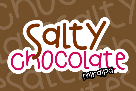 Salty Chocolate Font - Featured Image