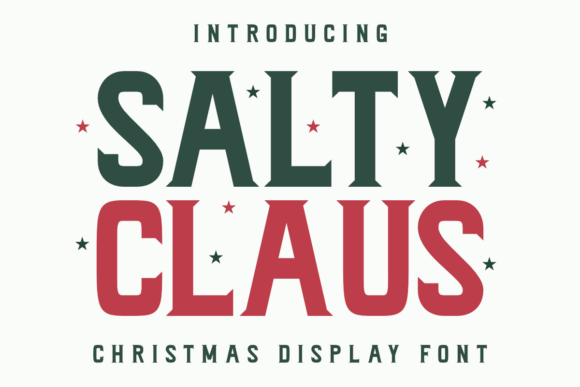 Salty Claus Font - Featured Image