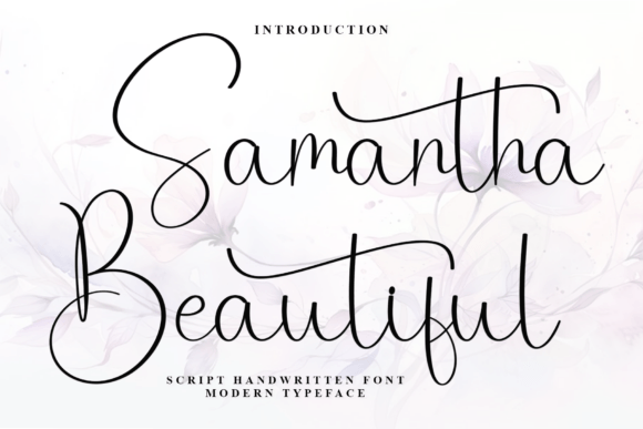Samantha Beautiful Font - Featured Image