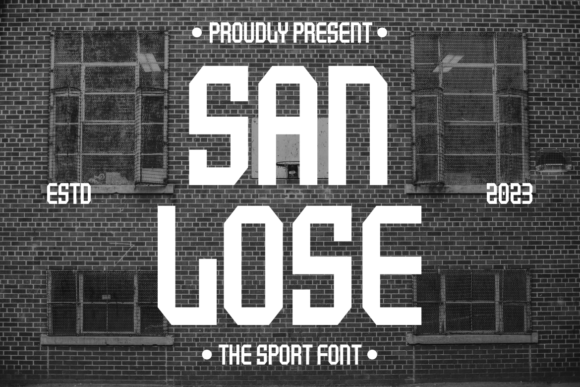 San Lose Font - Featured Image
