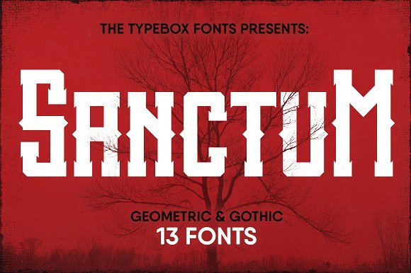 Sanctum Inky Collection Font - Featured Image