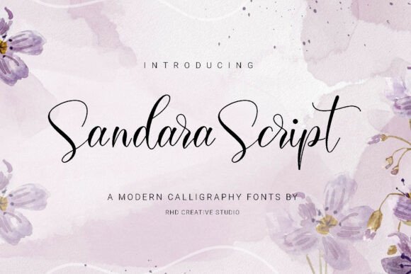 Sandara Script Font - Featured Image
