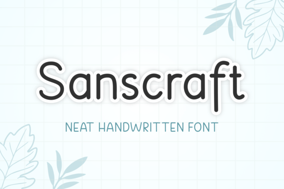 Sanscraft Font - Featured Image