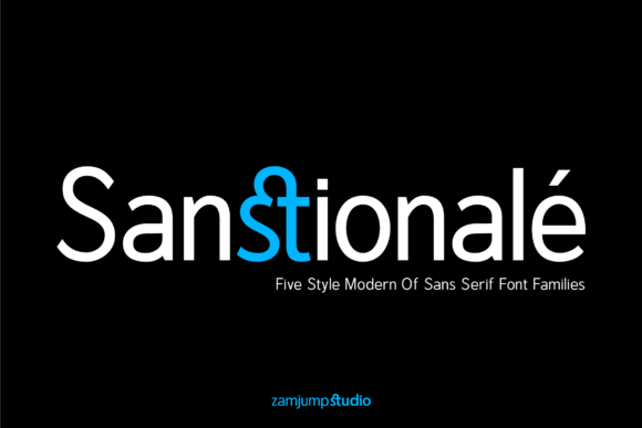 Sanstionale Font - Featured Image