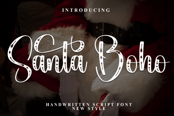 Santa Boho Font - Featured Image