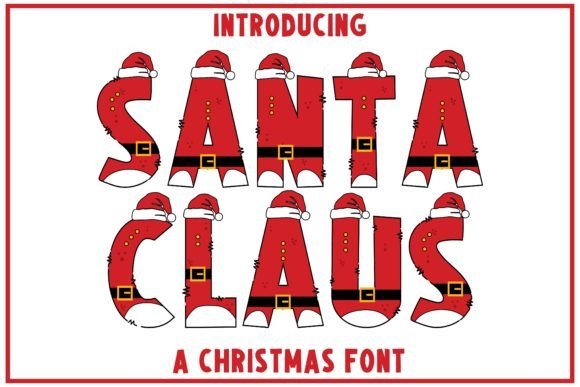 Santa Claus Font - Featured Image