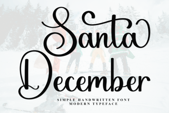Santa December Font - Featured Image