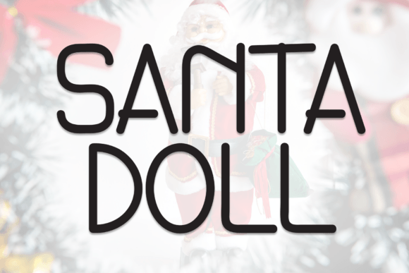 Santa Doll Font - Featured Image