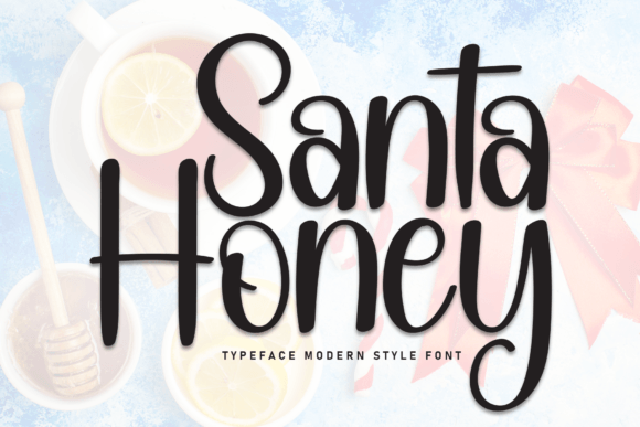 Santa Honey Font - Featured Image