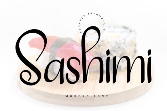 Sashimi Font - Featured Image
