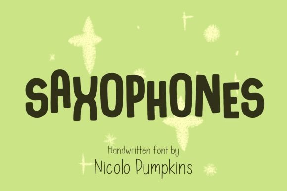Saxophones Font - Featured Image
