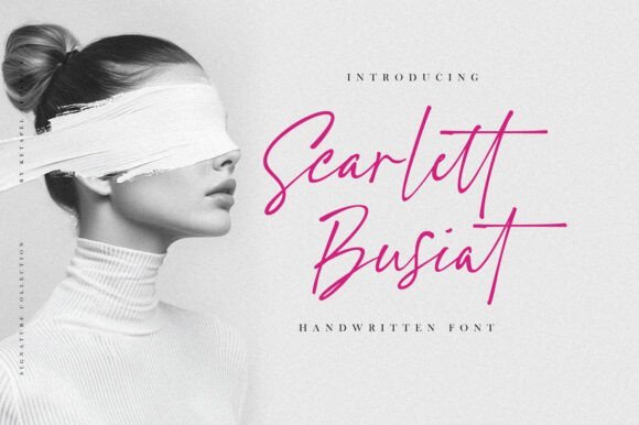 Scarlett Busiat Font - Featured Image