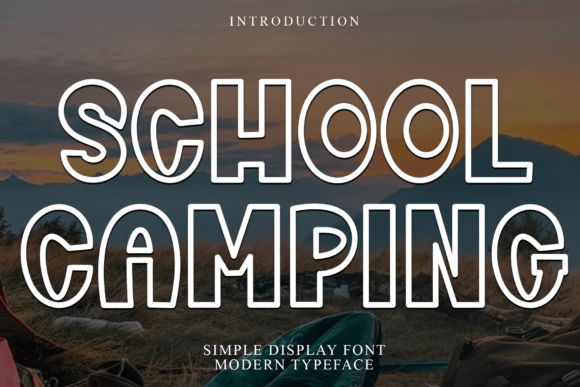 School Camping Font - Featured Image