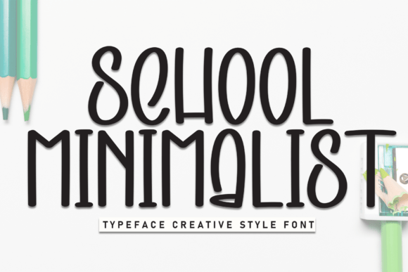 School Minimalist Font - Featured Image