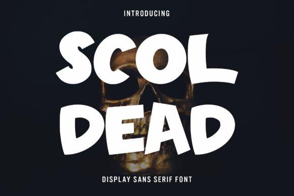 Scoldead Font - Featured Image