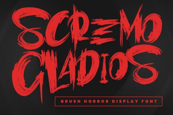 Scremo Gladios Font - Featured Image
