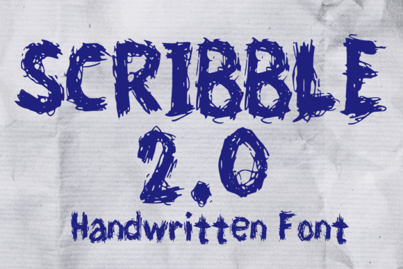 Scribble 2.0 Font - Featured Image