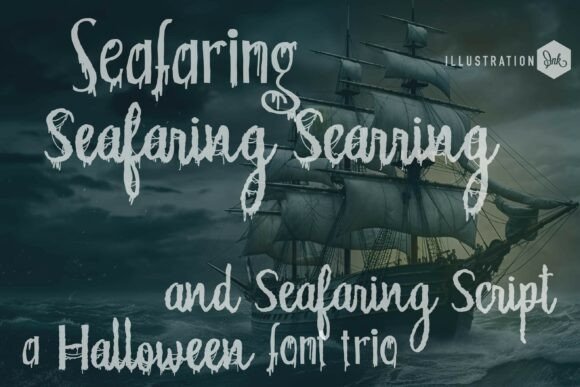 Seafaring Scarring Trio Font - Featured Image