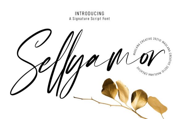 Sellyamor Script Font - Featured Image