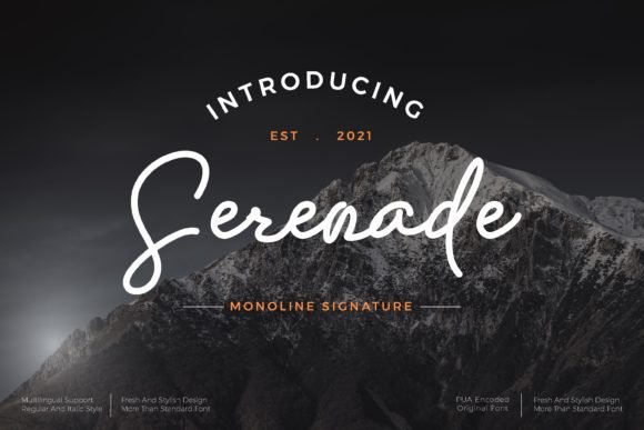 Serenade Font - Featured Image
