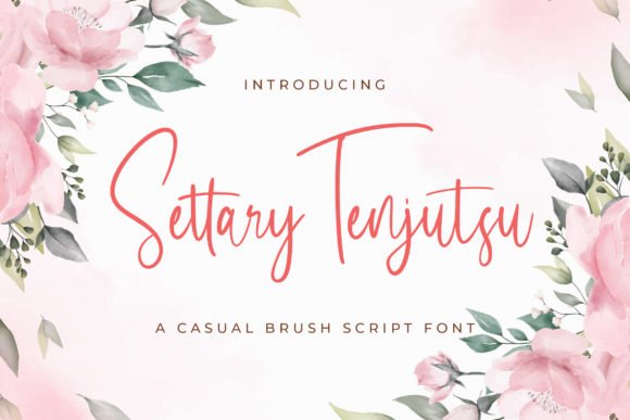 Settary Tenjutsu Font - Featured Image