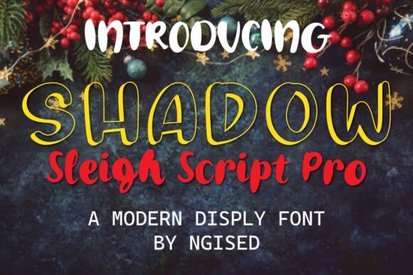 Shadow Sleigh Script Pro Font - Featured Image