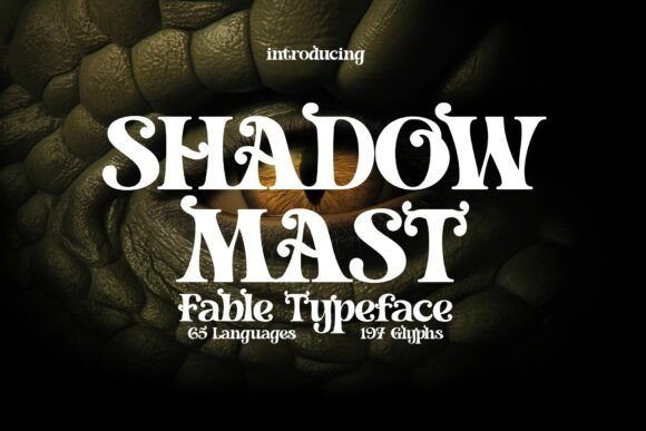 Shadowmast Font - Featured Image