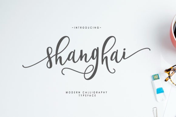 Shanghai Script Font - Featured Image