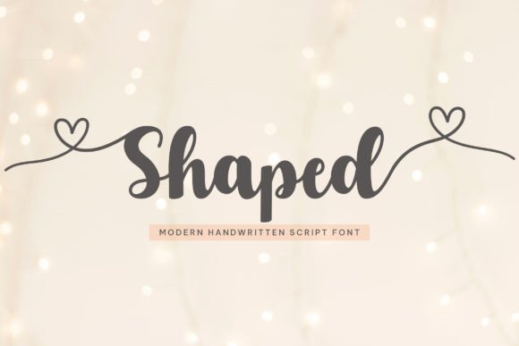Shaped Font - Featured Image