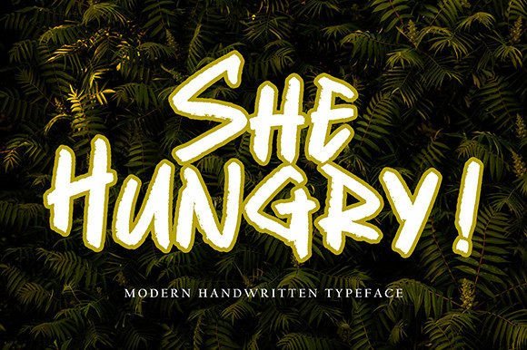 She Hungry Font - Featured Image