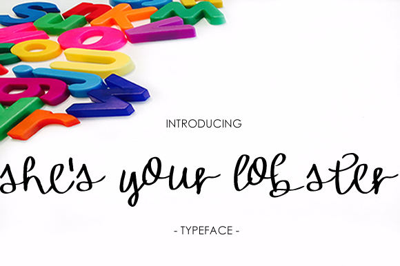 She's Your Lobster Font - Featured Image