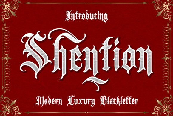 Shention Font - Featured Image