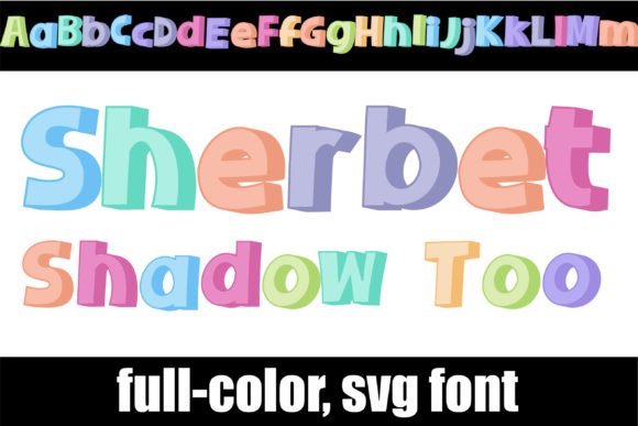 Sherbet Shadow Too Font - Featured Image
